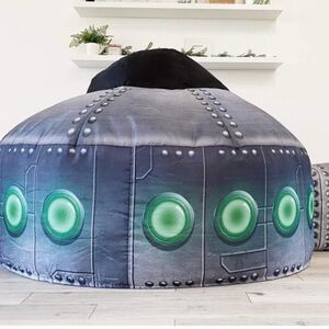 The Original Patented AirFort - Inflatable Fort for Kids, (UFO)